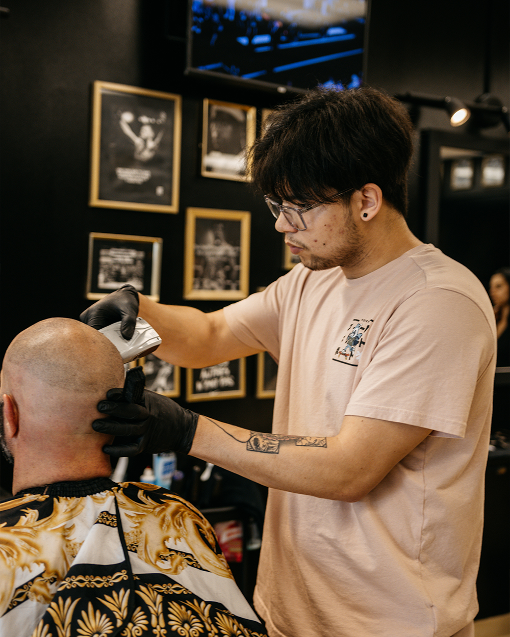 Image of Diego working